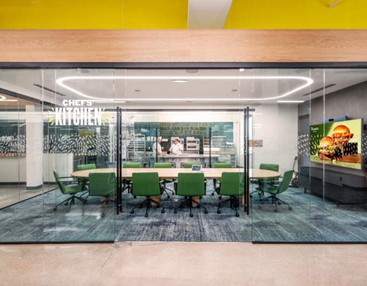 ChangeUp Succeeds with Gold for Transparent Office Space for Panera Bread Boston Headquarters!