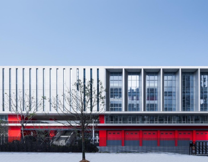 A Marvel of Architecture, the Choujiang Fire Station of Yiwu by Gad Architecture Flaunts Silver Win