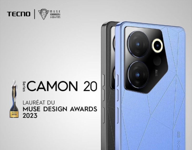 CAMON 20 Premier 5G by Shenzhen Tecno Technology Co., Ltd Seizes Gold Win