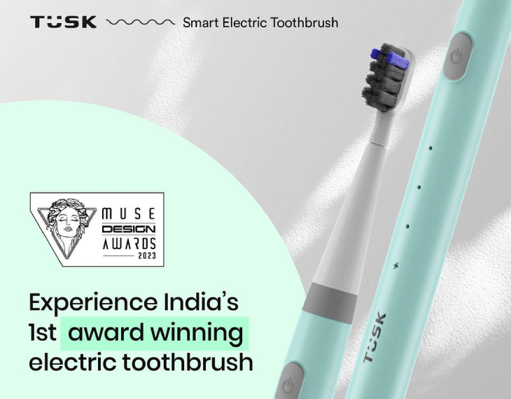 Achievement unlocked: ???? We're proud to announce that our electric toothbrush has won prestigious MUSE Design Awards!