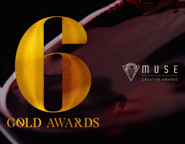 6 TIMES GOLD WINNERS AT THE MUSE DESIGN AWARDS!
