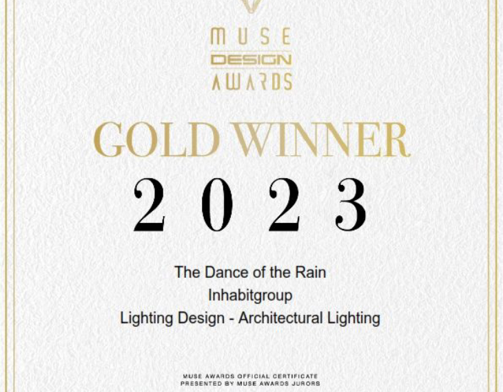 Inhabit's lighting design project Guang Hui Zun Fu has won the 2023 Gold Award!