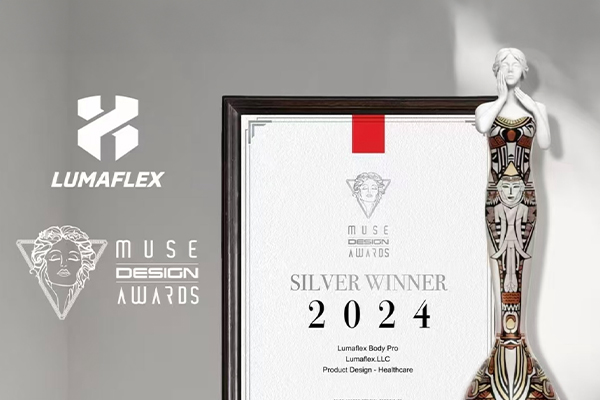 Thrilled to announce that the Lumaflex Body Pro has earned the Silver Award at the 2024 MUSE Design Awards!