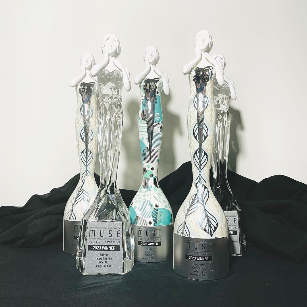 MUSE Design Awards Winner - Just won 5 statuettes of 2023 MUSE Awards!