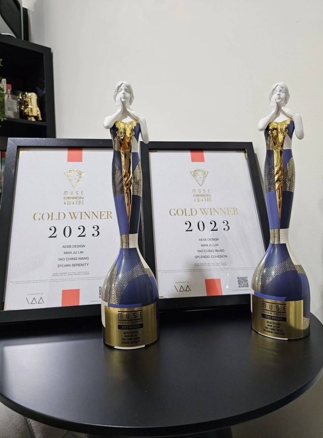 MUSE Design Awards Winner - AEXB INTERIOR DESIGN won GOLD!