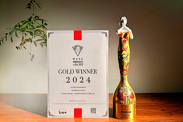 MUSE Design Awards Winner - itel P65 Smartphone by itel Mobile Limited takes home Gold award at the 2024 MUSE Design Awards!