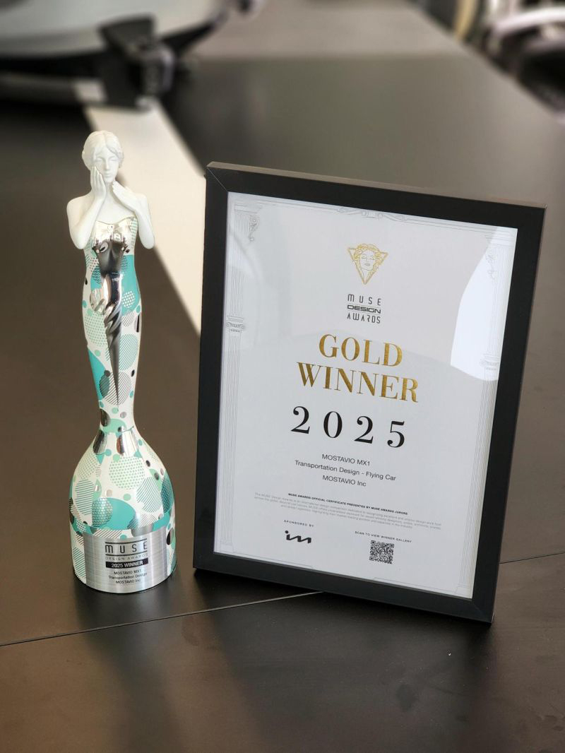 MUSE Design Awards Winner - MOSTAVIO Inc is a Gold Winner at the 2025 MUSE Design Awards!